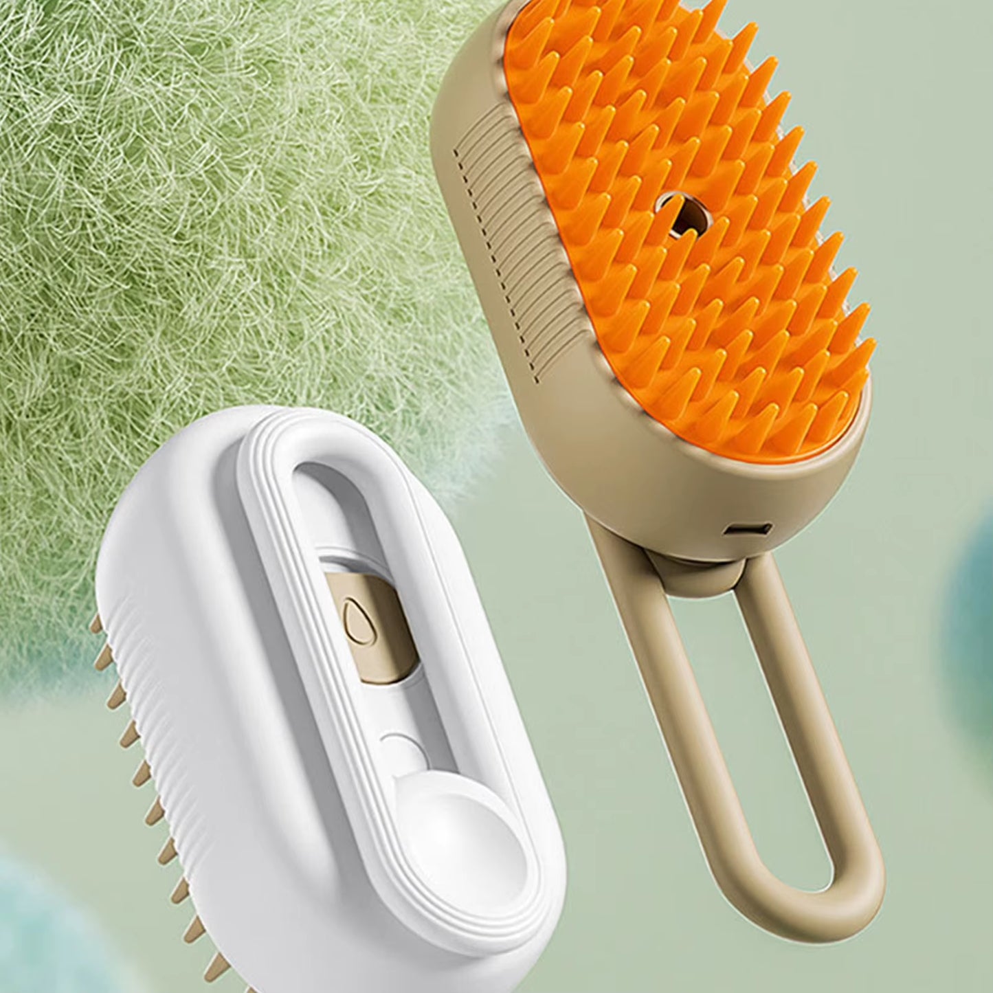 Multifunctional 3-in-1 Cat and Dog Steam Grooming Brush for Effective Pet Hair Removal