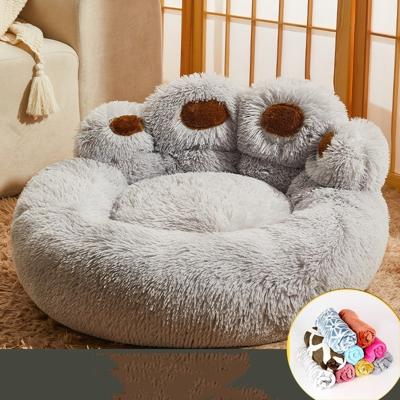 Fleece-Lined Sofa Mattress for Medium to Large Dogs, Ideal for Corgis and Golden Retrievers