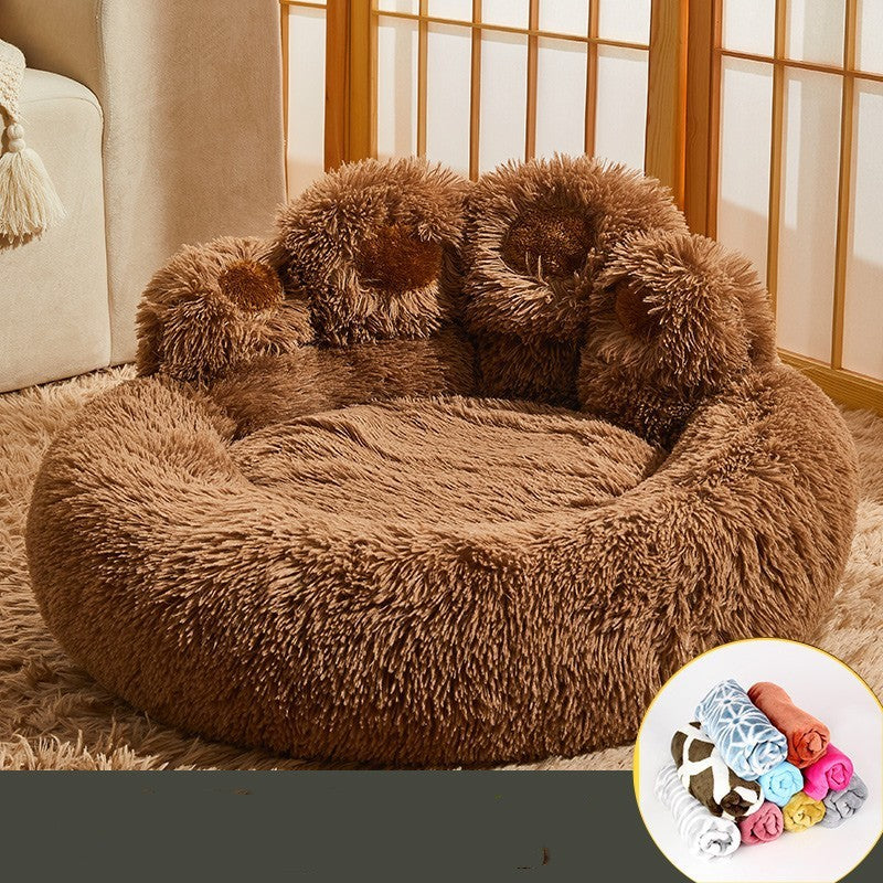 Fleece-Lined Sofa Mattress for Medium to Large Dogs, Ideal for Corgis and Golden Retrievers