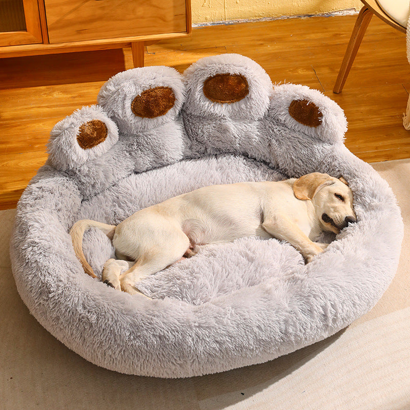 Fleece-Lined Sofa Mattress for Medium to Large Dogs, Ideal for Corgis and Golden Retrievers