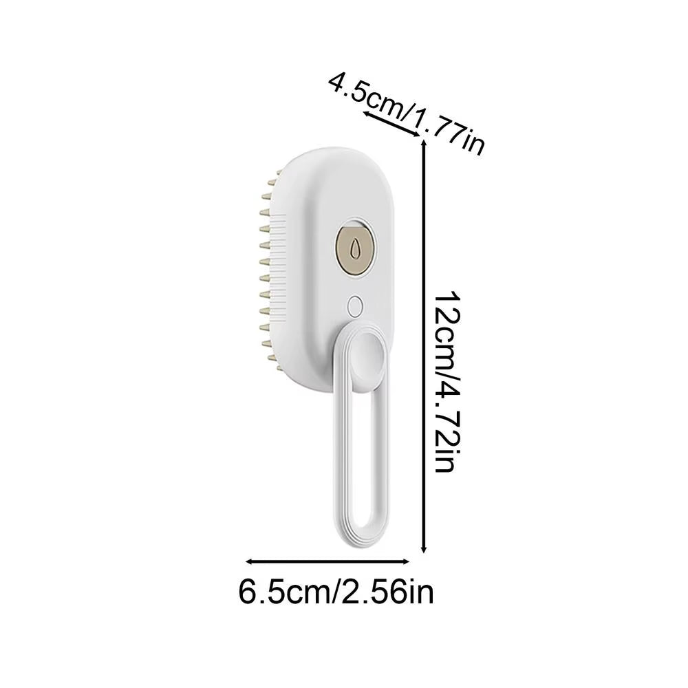 Multifunctional 3-in-1 Cat and Dog Steam Grooming Brush for Effective Pet Hair Removal