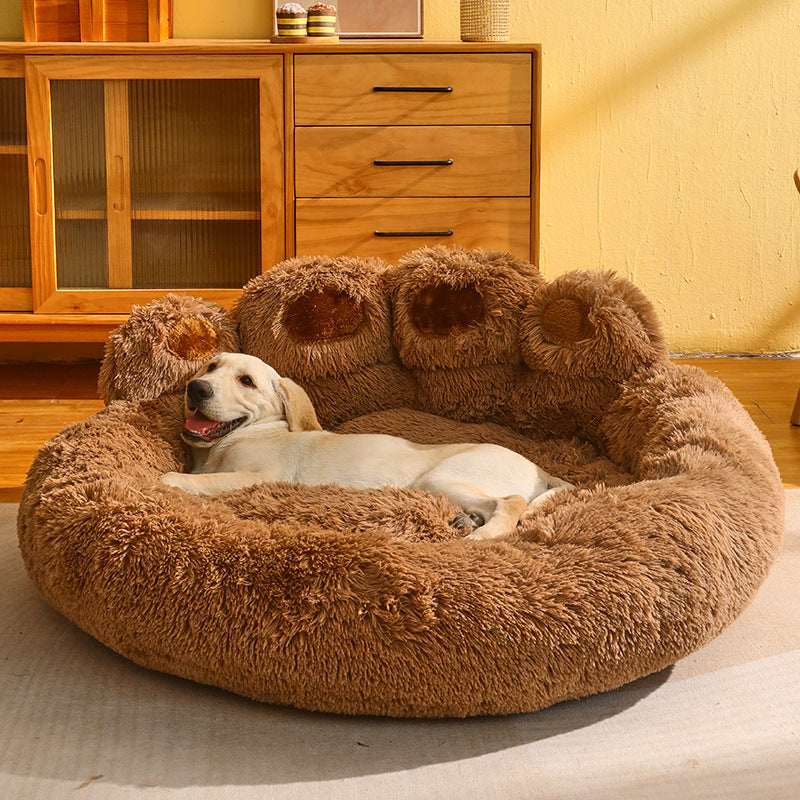 Fleece-Lined Sofa Mattress for Medium to Large Dogs, Ideal for Corgis and Golden Retrievers