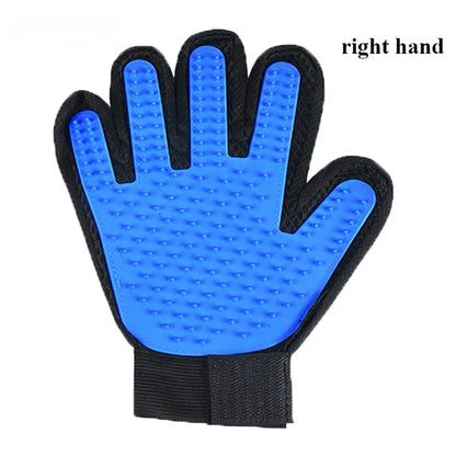 Pet Grooming Glove Brush for Cats and Dogs - Dual-Function Hair Removal and Massage Glove