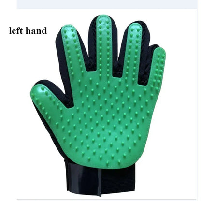 Pet Grooming Glove Brush for Cats and Dogs - Dual-Function Hair Removal and Massage Glove
