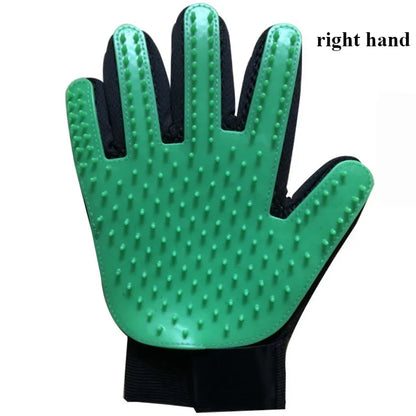 Pet Grooming Glove Brush for Cats and Dogs - Dual-Function Hair Removal and Massage Glove