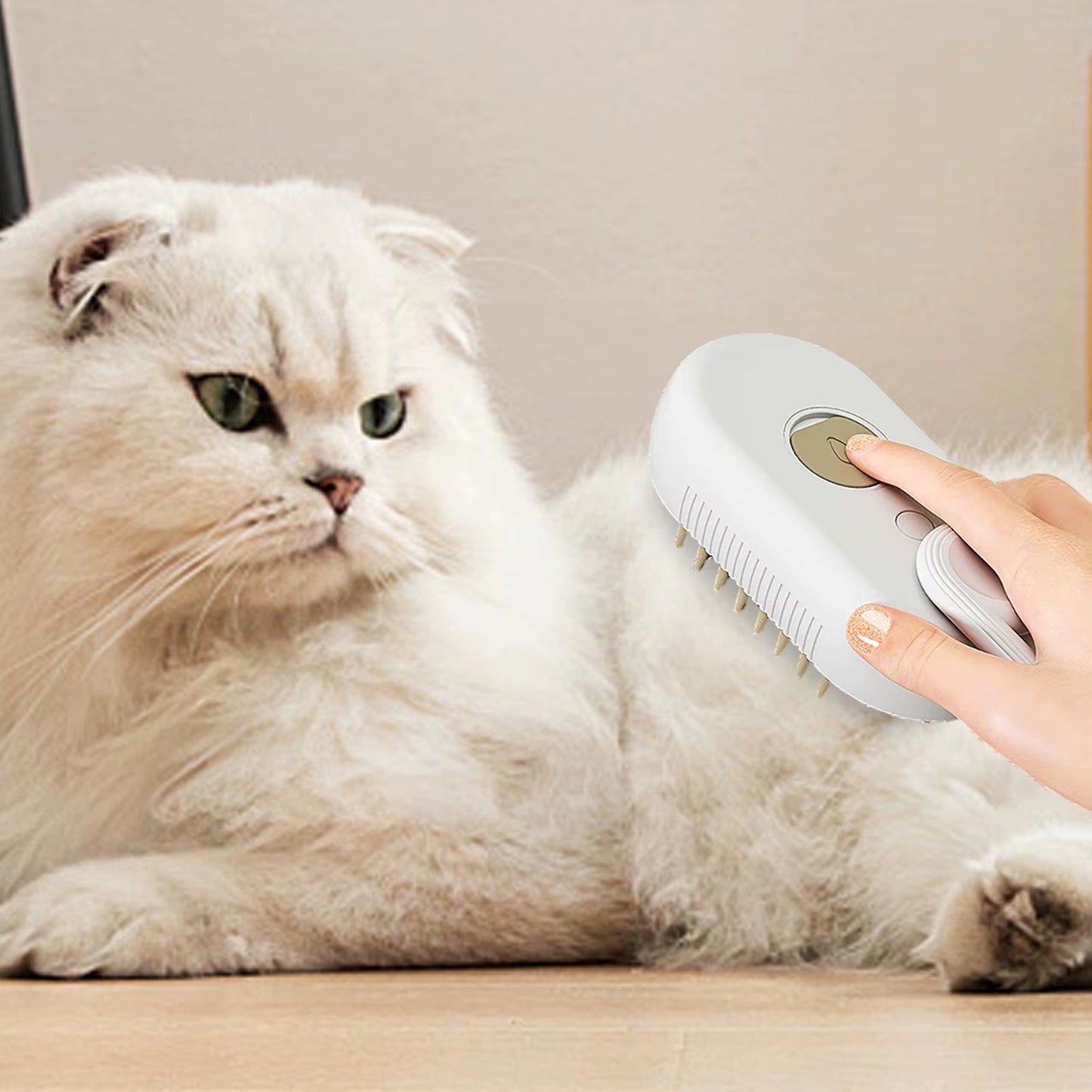 Multifunctional 3-in-1 Cat and Dog Steam Grooming Brush for Effective Pet Hair Removal