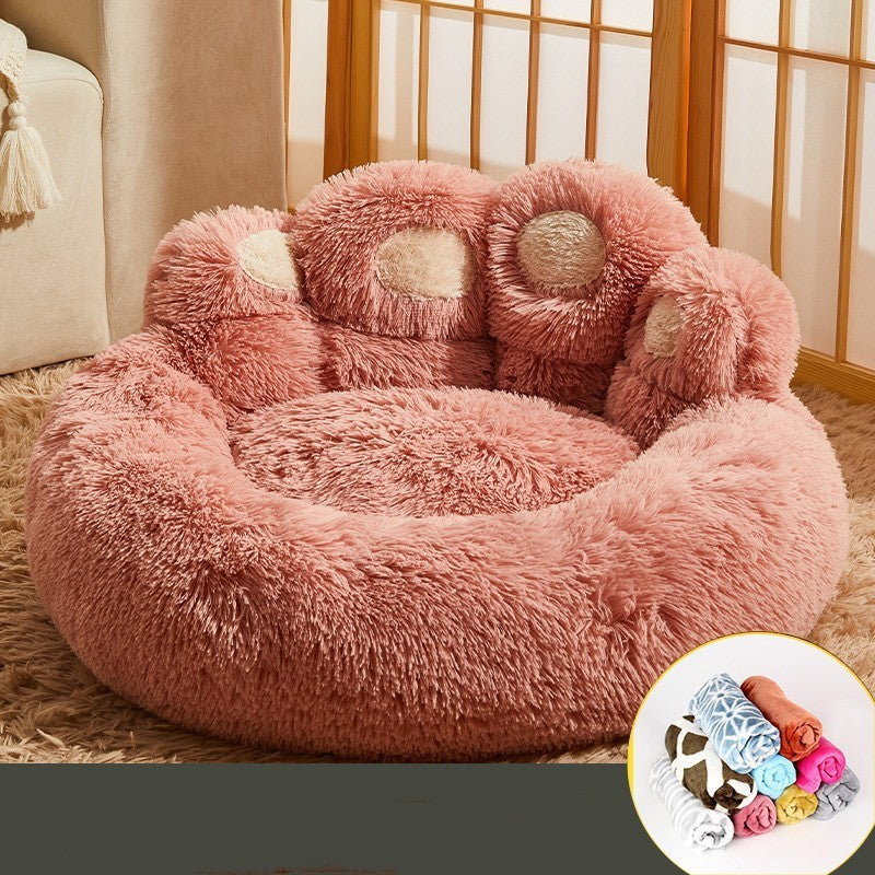 Fleece-Lined Sofa Mattress for Medium to Large Dogs, Ideal for Corgis and Golden Retrievers