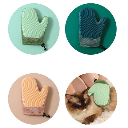 2-in-1 Floating Hair Removal Glove for Pets - Dog and Cat Grooming Tool